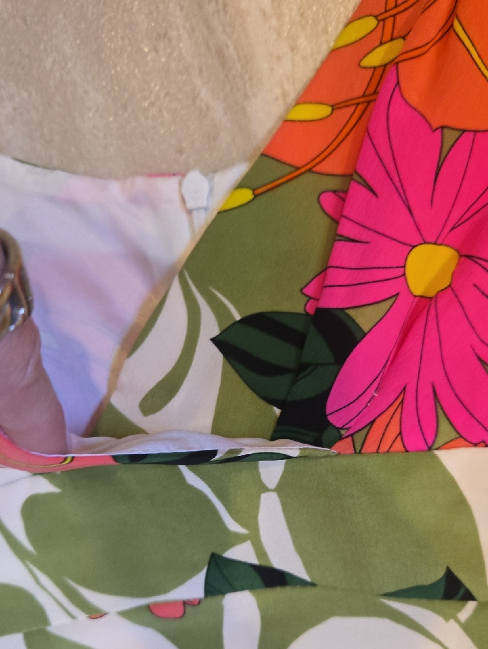 Nanette Lepore Silky Floral Tank Blouse - Picture 2 of 9